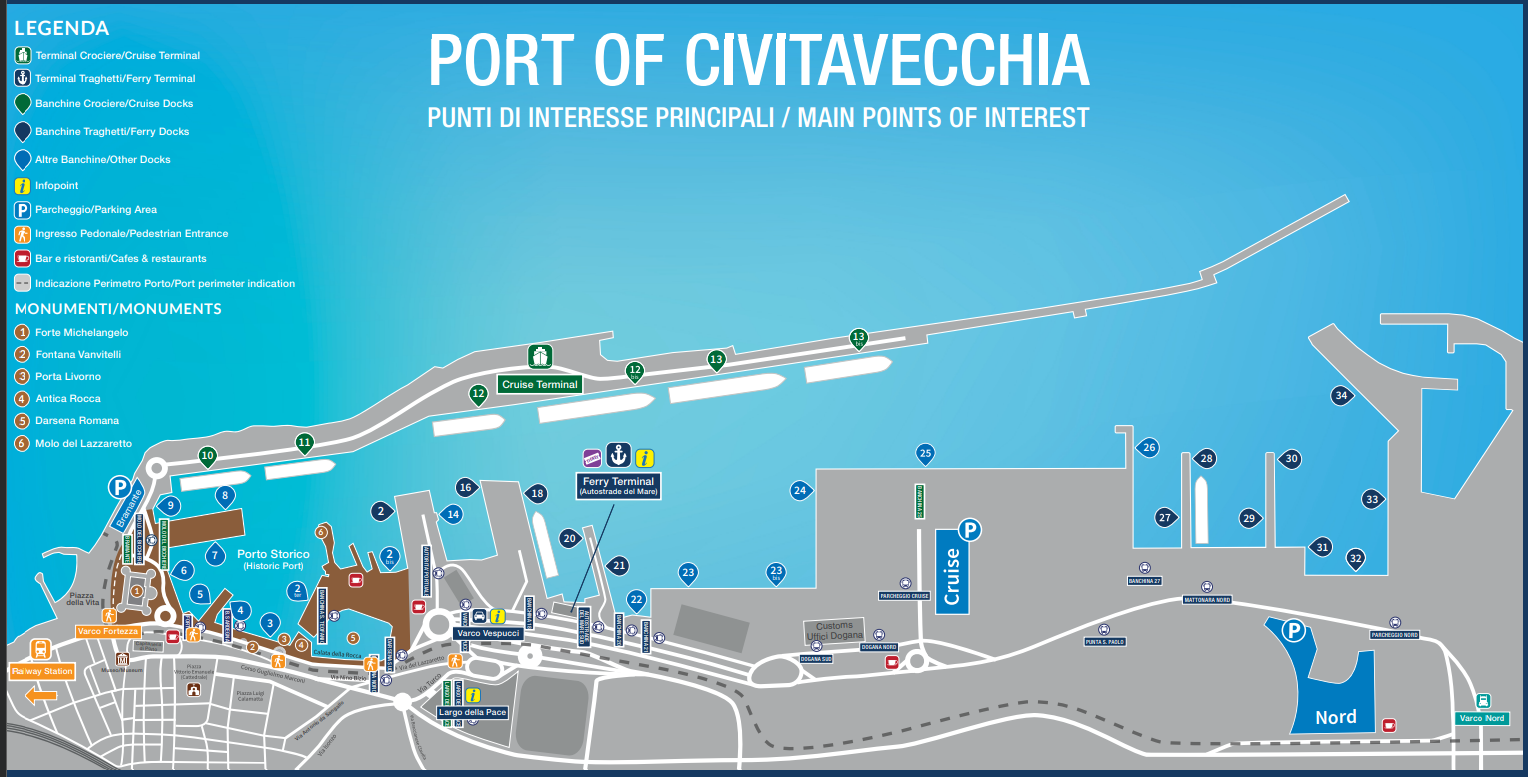 port guide map